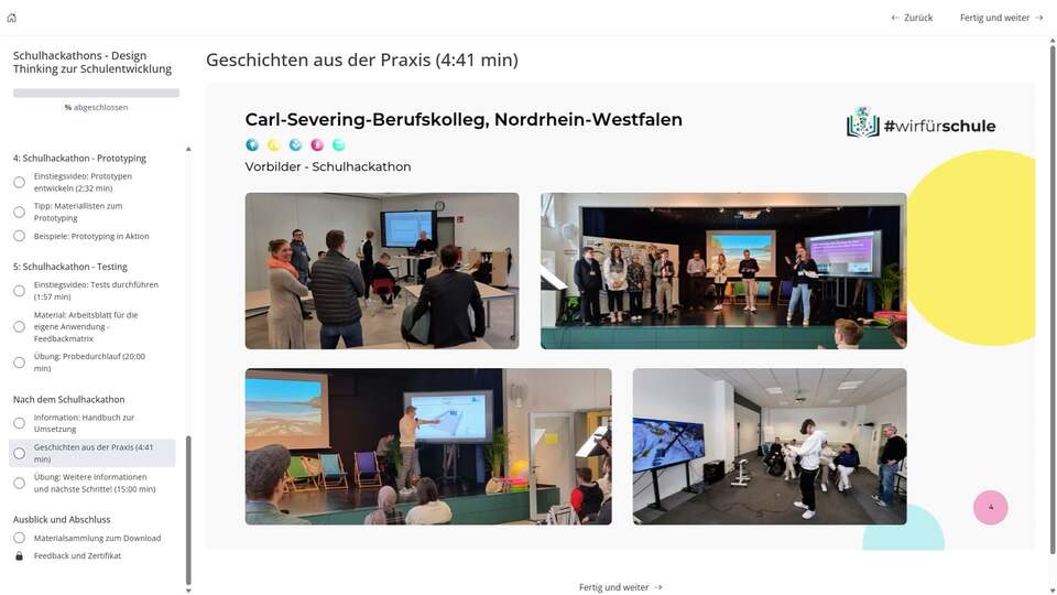 Vimeo Video: Worum geht es in dieser Fortbildung?