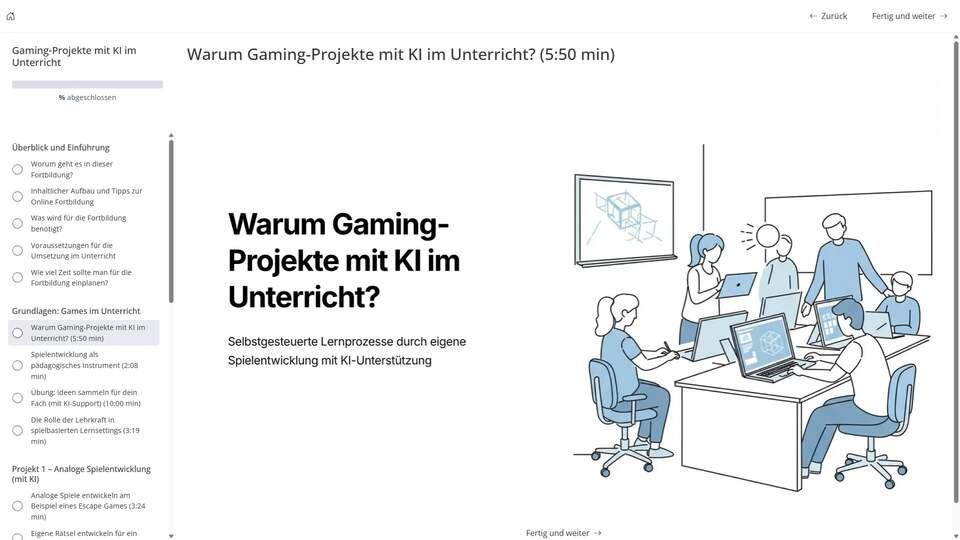 Vimeo Video: Worum geht es in dieser Fortbildung?